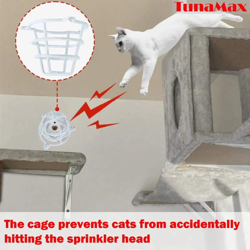 Straight Up Heavy Duty White Sprinkler Cage Guards Designed To Block Accidental Hits On Recessed Ceiling Pipes Fits Half And Three Quarter Inches Rock Solid Protection Keeps Your Fire Setup Safe Year Round